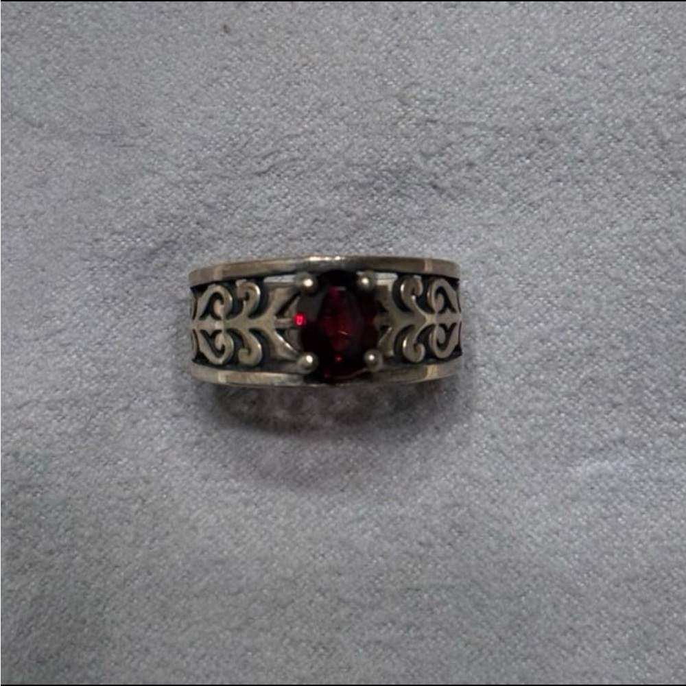 James Avery garnet ring